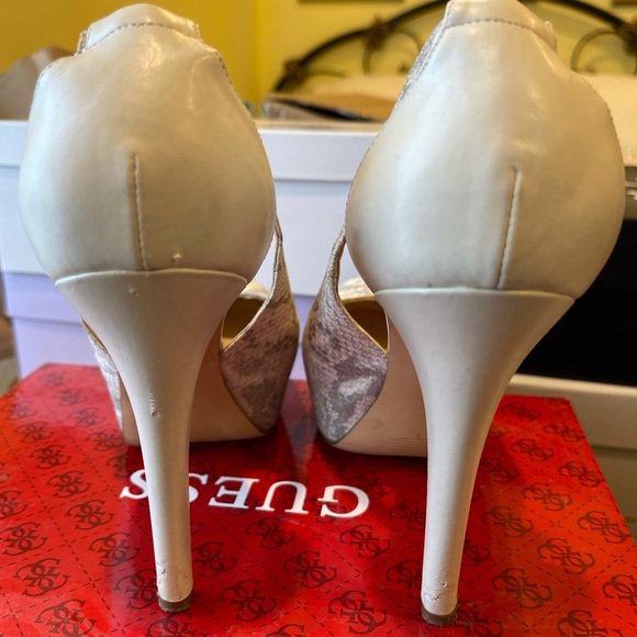 GUESS Jacoba Python print Platform Stilettos đź‘ 8M - Picture 5 of 11